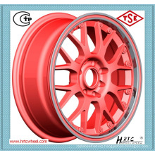 competitive price red alloy wheel red line alloy wheel for cars